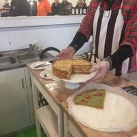 Raw cakes at BioBazar in Warsaw
