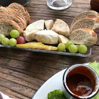 vegan cheese table  at Temictli - Hipodromo in Mexico City