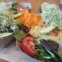 Save the Salmon Papaya Lox & Quiche Me! at Plant Theory in Miami