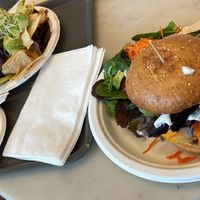 Sanguche de “no huevo”, empanada y nachos  at Plant Theory in Miami