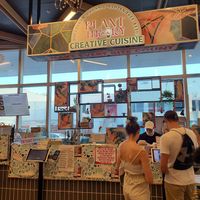 The restaurant front, inside Lincoln food court. at Plant Theory in Miami