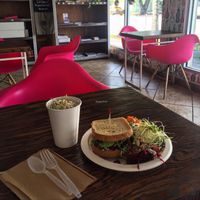 fav reuben sandwich   at Plant Theory in Miami