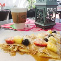 yummy crepes! oh, how I have missed crepes!  at Plant Theory in Miami