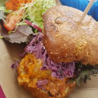 Burger at Plant Theory in Miami