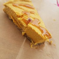 Pumkin cheesecake at Plant Theory in Miami