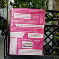 Food for thought. at Plant Theory in Miami