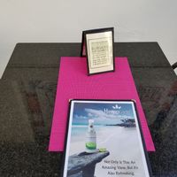 Look for pink placemats. at Plant Theory in Miami