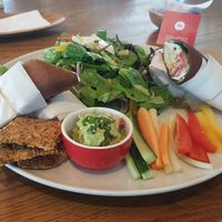 plate for 2 burritos at Yi in Athens