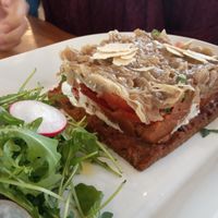 Raw lasagna at Yi in Athens
