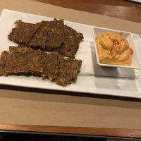 Raw nachos and cheese at Yi in Athens