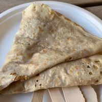 Peanut butter and banana crepe at Eldur og Is - Fire and Ice in Reykjavik