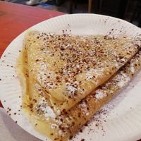 Chocolate and apple crepe at Eldur og Is - Fire and Ice in Reykjavik