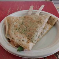 2800 ISK for a crepe with 3 toppings! at Eldur og Is - Fire and Ice in Reykjavik