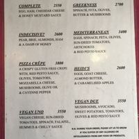 vegan options  at Eldur og Is - Fire and Ice in Reykjavik