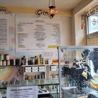 Menu at Eldur og Is - Fire and Ice in Reykjavik