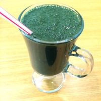 Smoothie at Mennyorszag Szive in Budapest