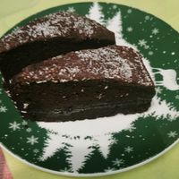 Chocolate cake at Mennyorszag Szive in Budapest