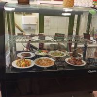 food display at Mennyorszag Szive in Budapest