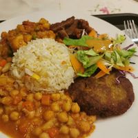 The meal of the day at Mennyorszag Szive in Budapest