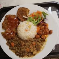 Tagesgericht in mittlerer Größe at Mennyorszag Szive in Budapest