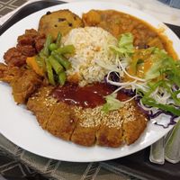 Large daily menu at Mennyorszag Szive in Budapest