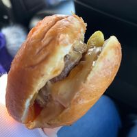 Vegan guru sammie. So tasty!!  at Guru Donuts in Boise