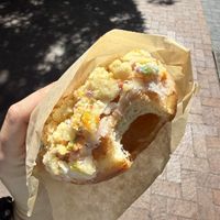 “Alice in wonderland” it was scrumptious!   at Guru Donuts in Boise