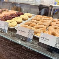 All vegan in this photo!   at Guru Donuts in Boise