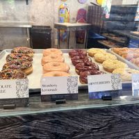 So many vegan options!  at Guru Donuts in Boise