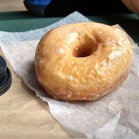 Butterscotch & sea salt (vegan) at Destination Donuts in Columbus