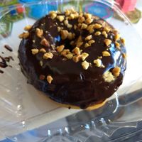 Chocolate nut (vegan) at Destination Donuts in Columbus
