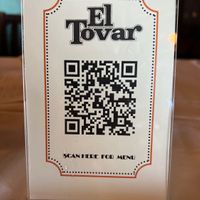 Digital menu   at El Tovar & The Side Room in Grand Canyon Village