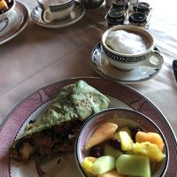 Vegan breakfast burrito  at El Tovar & The Side Room in Grand Canyon Village