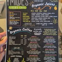 Drinks at Millie's Living Cafe in Lynchburg