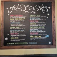 All Day Menu at Millie's Living Cafe in Lynchburg
