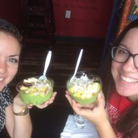 Avocado smoothie bowl at Millie's Living Cafe in Lynchburg