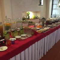 buffet set up at Planet Vegis - Emilio Osmena in Cebu