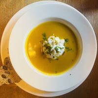 Carrot soupp  at Olive in Innsbruck