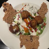  Felafel salad (€17) at Olive in Innsbruck