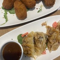 Gyozas & croquettes  at Baobab in Zaragoza