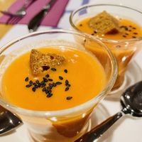 Gazpacho de sandía at Baobab in Zaragoza