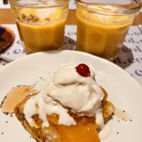 Los postres del menú degustación  at Baobab in Zaragoza