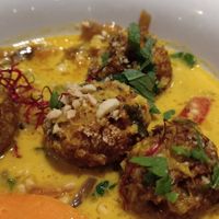 Albóndigas veganas at Baobab in Zaragoza