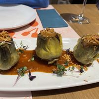 Todo corazón/artichoke hearts   at Baobab in Zaragoza