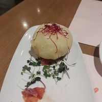 Bomba de yuca at Baobab in Zaragoza