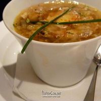 Onion soup at Baobab in Zaragoza