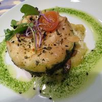 Something very tasty and healthy with spinach lol at Baobab in Zaragoza