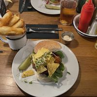 Below average vegan burger at Ludwig Burger & Beer in Innsbruck