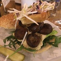 vegan burger at Ludwig Burger & Beer in Innsbruck