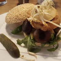 The vegan burger from 2017 at Ludwig Burger & Beer in Innsbruck